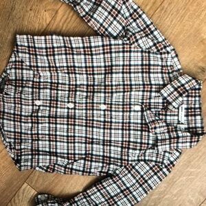 Janie and jack Plaid button down size 2T